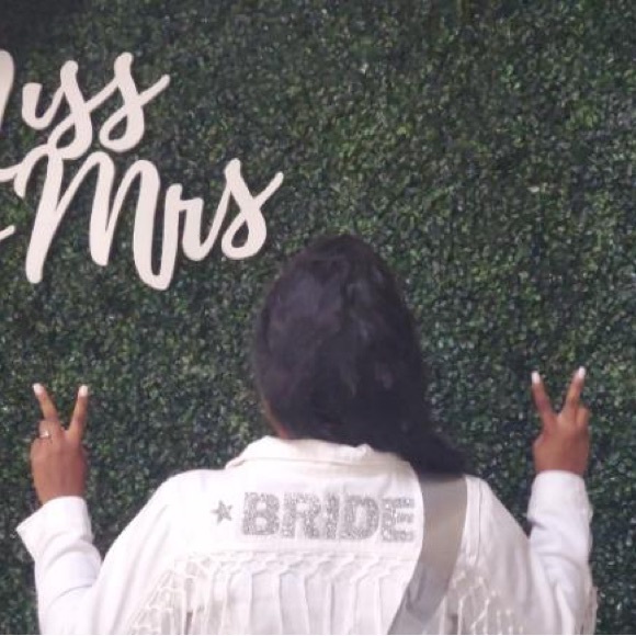 BRIDE White Denim Jacket - Picture 15 of 16